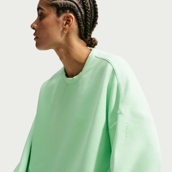 Женская толстовка NIKE 24.7 IMPOSSIBLYSOFT DRI-FIT OVERSIZED CREW-NECK