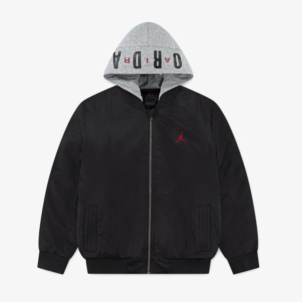 Дитяча куртка JORDAN BIG LOGO HOODED BOMBER JACKET