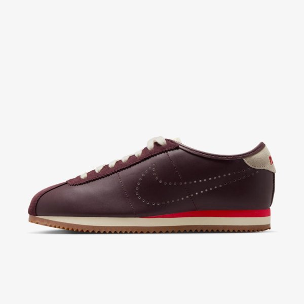 Жіночі кросівки NIKE WMNS CORTEZ LEATHER BURGUNDY CRUSH