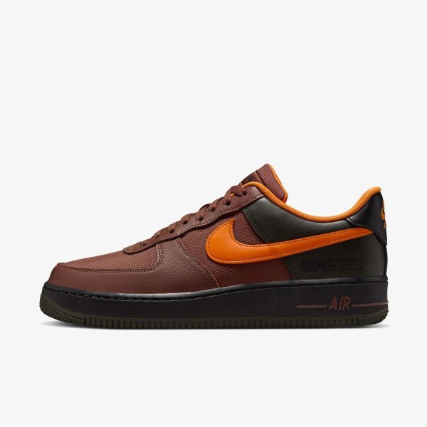 Чоловічі кросівки NIKE AIR FORCE 1 GORE-TEX FAUNA BROWN / ORANGE