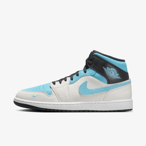 Чоловічі кросівки AIR JORDAN 1 MID SE BLUE CHILL