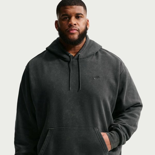 Мужская толстовка NIKE CLUB WASHED FLEECE HOODIE