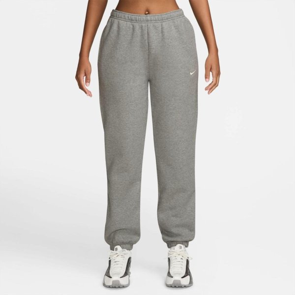 Женские брюки NIKE STUDIO FLEECE MEDIUM-WEIGHT MID-RISE CUFFED PANTS