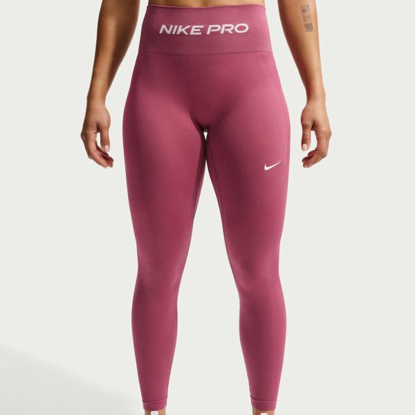 Жіночі легінси NIKE SEAMLESS DRI-FIT HIGH-WAISTED 7/8 LEGGINGS