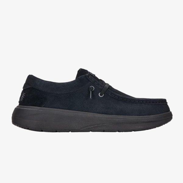 Мужские мокасины HEYDUDE WALLY COMF SUEDE BLK