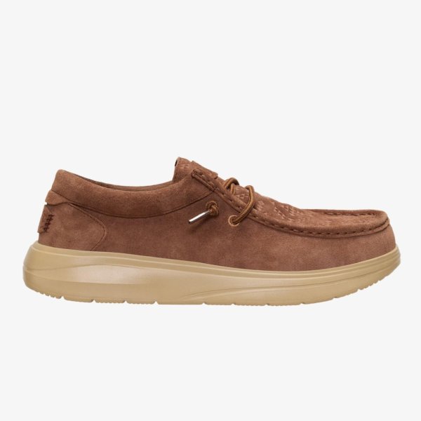 Чоловічі клоги HEYDUDE WALLY COMF TETON SUEDE SHC/MLT