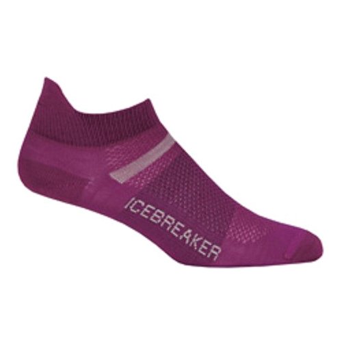 Носки Icebreaker Multisport Superlite Micro WMN cranberry/silver/cranberry