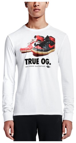 Футболка с длин. рукавом Nike JORDAN TRUE OG L/S TEE