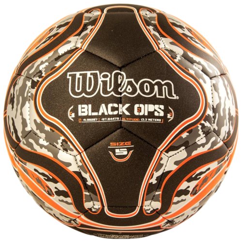 Мяч футбольный WILSON BLACK OPS SZ5 SS16