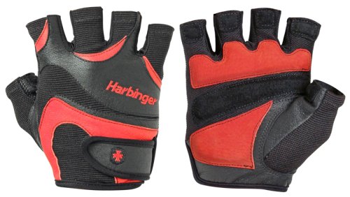 Перчатки мужские HARBINGER Mens FlexFit W&D - Black/Red XL