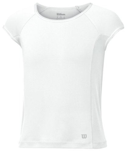 Футболка Wilson jr. nVision Elite Cap Slv Top WH