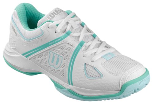 Кроссовки для тенниса Wilson ldy NVISION WH/BLUE/MINT ICE