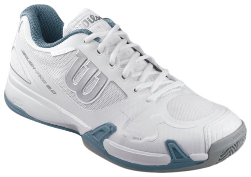 Кроссовки для тенниса Wilson m RUSH PRO 2.0 Clay Court WH/ICE GRAY
