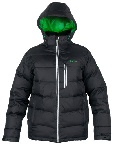 Пуховик Hi-tec BARON-BLACK/GREEN/WHITE