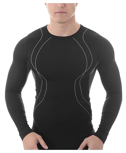 Термобелье (верх) Hi-tec GEMM-BLACK/DK GREY