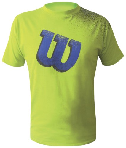 Футболка Wilson m Core Cotton Spray SOLAR LIME