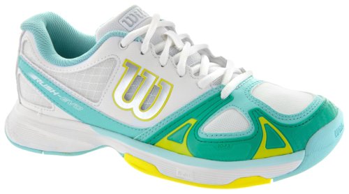 Кроссовки для тенниса Wilson RUSH EVO WH/ABLUE/YEL SS16
