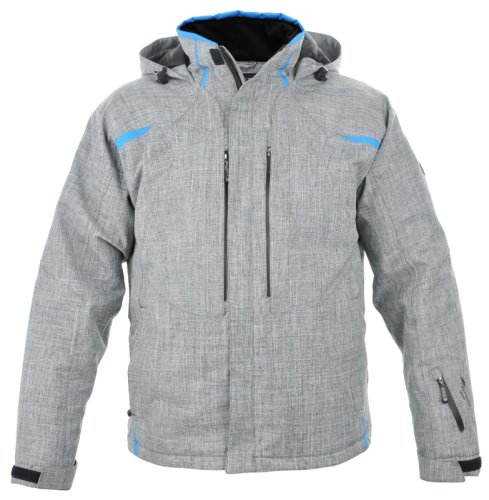 Куртка г/л Hi-tec HUARI-MELANGE GREY/VIVID BLUE