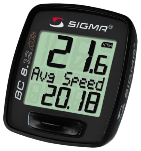 Велокомпьютер Sigma BC 8.12 ATS Black Sigma Sport