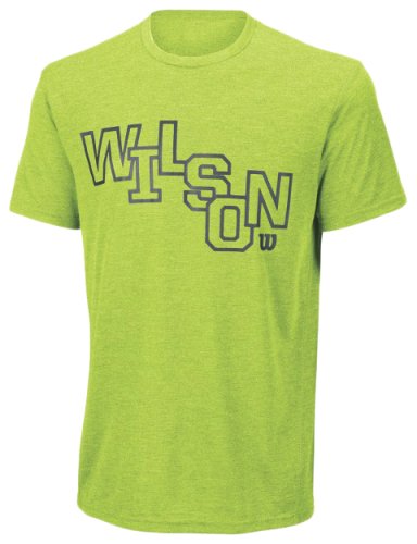 Футболка Wilson m WILSON Stacked Tech Tee Green SS16