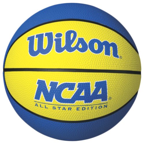 Мини-мячик баскетбольный Wilson NCAA MINI BSKT BL/YEL SS16