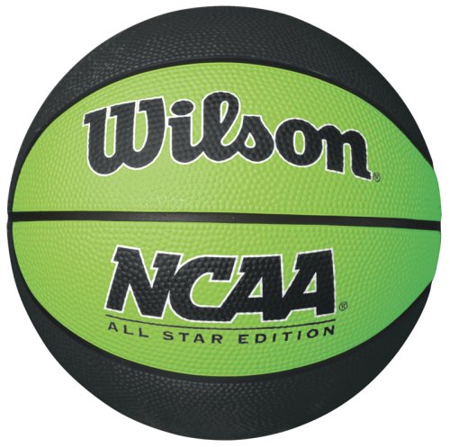 Мини-мячик баскетбольный Wilson NCAA MINI BSKT GR/BK SS16