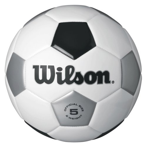 Мяч футбольный Wilson TRADITIONAL WH/BL/SI SZ4 SS16