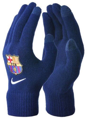 Перчатки Nike FCB SUPPORTER KNITTED TECH GLOVES S/M LOYAL BLUE/WHITE
