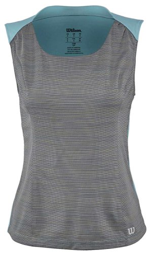 Майка Wilson ldy STAR STRIATED TANK GREY/AQUA