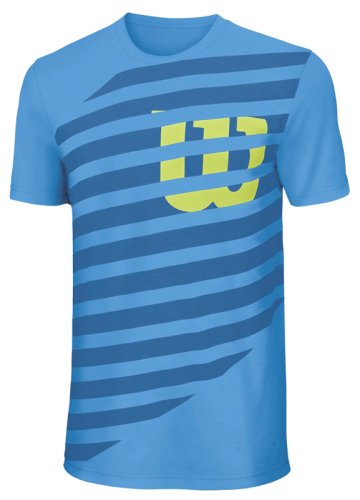 Футболка Wilson jr LINED TECH TEE WATER