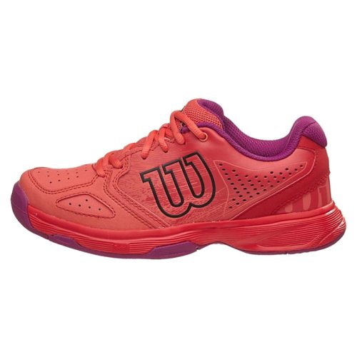 Кроссовки для тенниса Wilson jr KAOS COMP RD/CORAL/PK