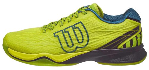 Кроссовки для тенниса Wilson m KAOS LIME/NAVY