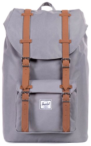 Рюкзак  Herschel Lil Amer Mid Grey/Tan Synthetic Leather
