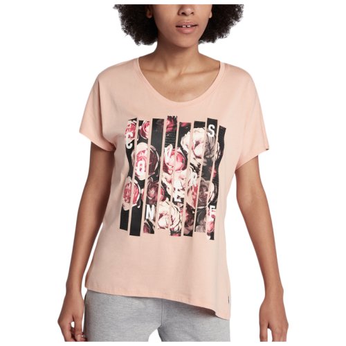 Футболка Converse BLOCKED FLORAL TYPE FEMME TEE PALE PUTTY