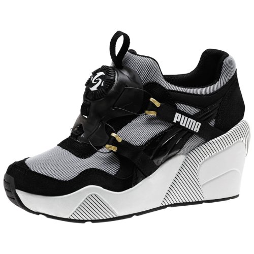 Ботинки  Puma Disc Wedge Black and White Wn s