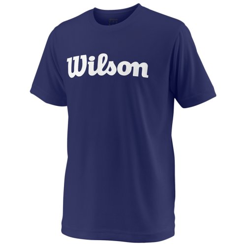 Футболка Wilson jr TEAM SCRIPT TECH TEE DARK BLUE SS18