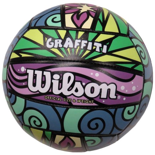Мяч волейбольный Wilson GRAFFITI PR/BL/GR/YE SS18
