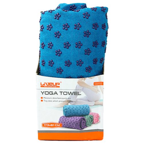 Полотенце для йоги LiveUp YOGA TOWEL 173/183х61см