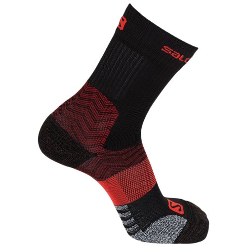 Носки Salomon OUTPATH MID DX+SX BLACK/FIERY RED SS18