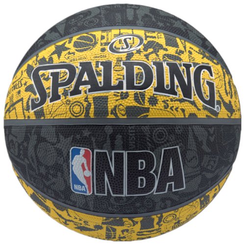 Мяч баскетбольный Spalding Yellow Graffiti
