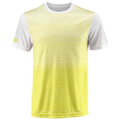 Футболка Wilson jr TEAM STRIPED CREW YEL/WH SS18