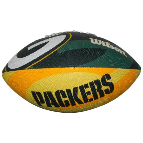 М'яч для американского футболу Wilson NFL JR TEAM LOGO FB GB SS18