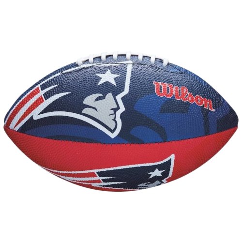 Мяч для американского футбола Wilson NFL JR TEAM LOGO FB NE SS18