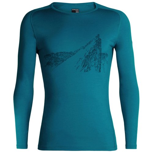 Термобелье (верх) Icebreaker 200 Oasis Deluxe Raglan LS Crewe La Meije Alpine