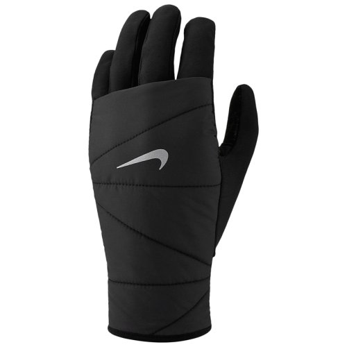 Перчатки для бега Nike WOMENS QUILTED RUN GLOVES 2.0 BLACK/SILVER M