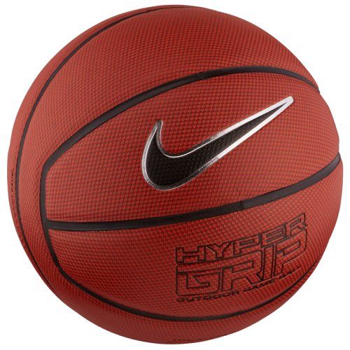Мяч баскетбольный Nike HYPER GRIP 4P LIGHT AMBER/BLACK/METALLIC SILVER/BLACK 07