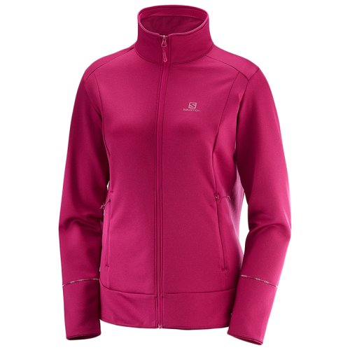 Флис Salomon DISCOVERY FZ W Cerise Heather FW18-19