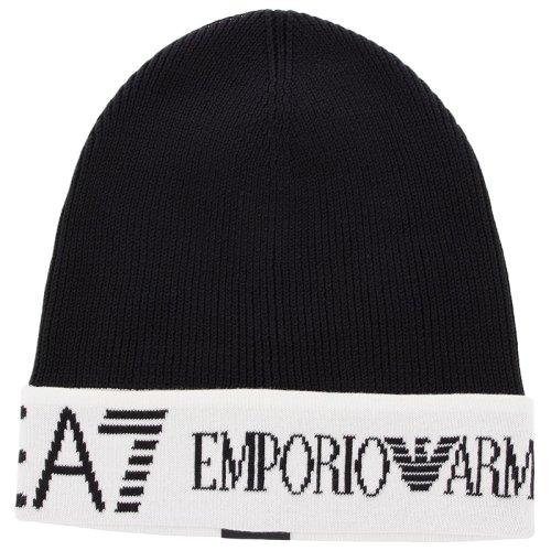 Шапка Armani JET BLACK/BRIG.WHITE