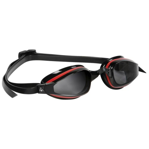 Очки для плавания Michael Phelps K180 RD/BLK L/DK (червоно-чорний; лінзи темні)
