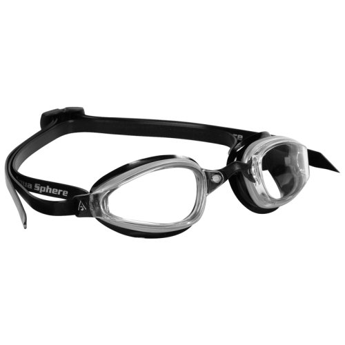 Очки для плавания Michael Phelps K180 SL/BLK L/CL (срібно-чорний; лінзи прозорі)